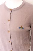 画像2: ヴィヴィアンウエストウッド 中古 / カラーオーブ刺繍カーディガン S ピンクベージュ  O-25-05-18-010-to-YM-OS (2)