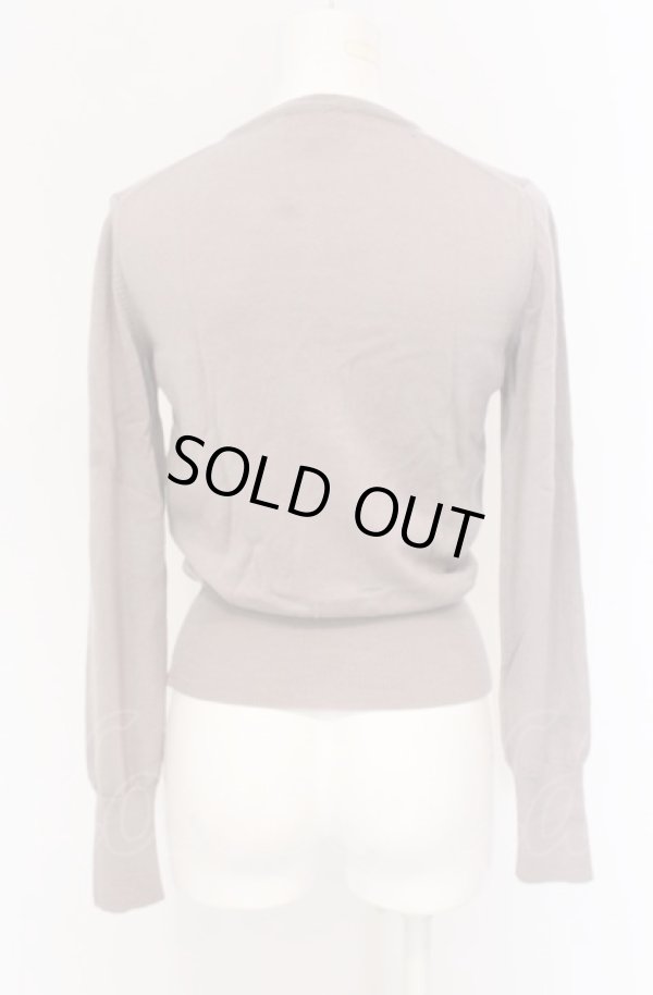 画像3: ヴィヴィアンウエストウッド 中古 / カラーオーブ刺繍カーディガン S ピンクベージュ  O-25-05-18-010-to-YM-ZH (3)