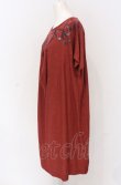 画像2: ヴィヴィアンウエストウッド 中古 / ローププリントカットワンピース  ワイン  O-25-05-18-012-op-YM-OS (2)