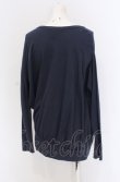 画像4: ヴィヴィアンウエストウッド 中古 / シルエットフラワードレープカットソー 2 ネイビー  O-25-05-18-016-to-YM-OS (4)