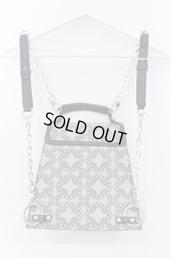 画像3: ヴィヴィアンウエストウッド 中古 / LOGO BACKPACK  グレージュ  O-25-06-08-028-ba-IG-OS (3)