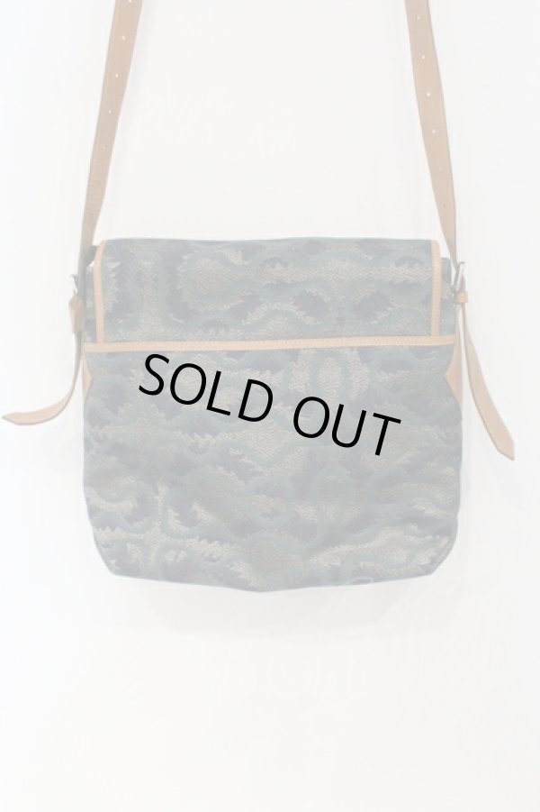 画像4: ヴィヴィアンウエストウッド 中古 / パイレーツメッセンジャーバッグ  ブルー系ｘブラウン  O-25-06-08-030-ba-YM-OS (4)