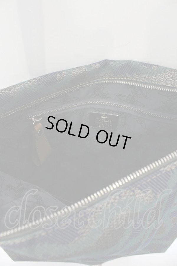 画像5: ヴィヴィアンウエストウッド 中古 / パイレーツメッセンジャーバッグ  ブルー系ｘブラウン  O-25-06-08-030-ba-YM-OS (5)