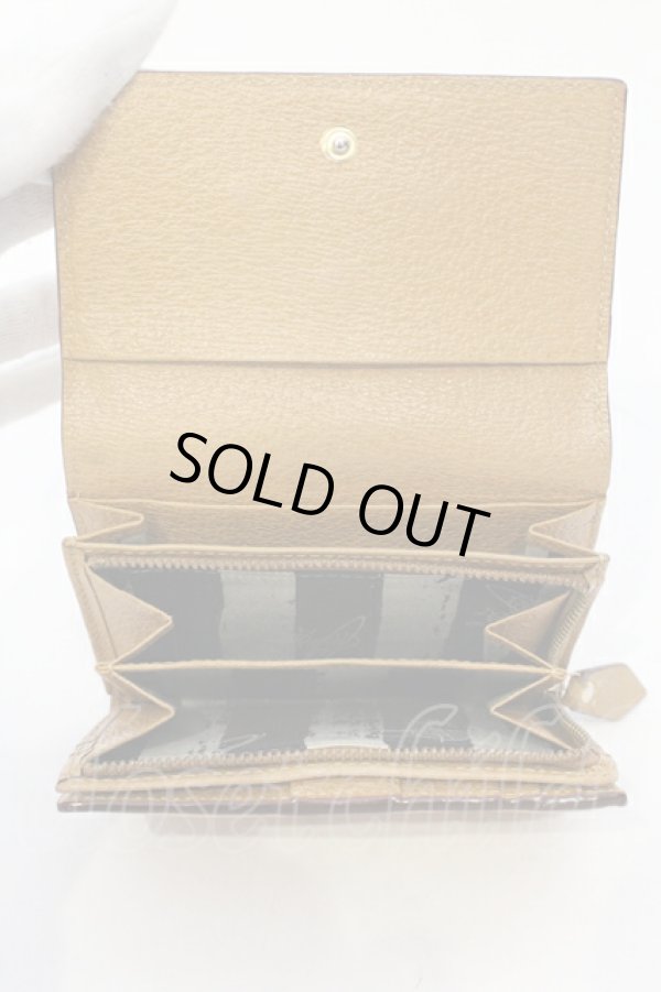 画像4: ヴィヴィアンウエストウッド 中古 / EXECUTIVE 口金二ツ折リ財布  キャメル  O-25-06-08-035-wa-IG-OS (4)