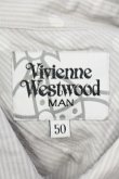 画像4: ヴィヴィアンウエストウッド MAN 中古 / ドットコットン半袖シャツ 50 ライトグレー  O-25-06-08-004-bl-YM-OS (4)