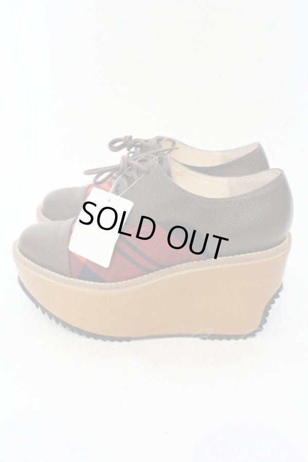 画像3: ヴィヴィアンウエストウッド 中古 / ウェッジソールシューズ 36（約23cm） ブラウンｘレッド  O-25-06-08-041-sh-YM-OS (3)