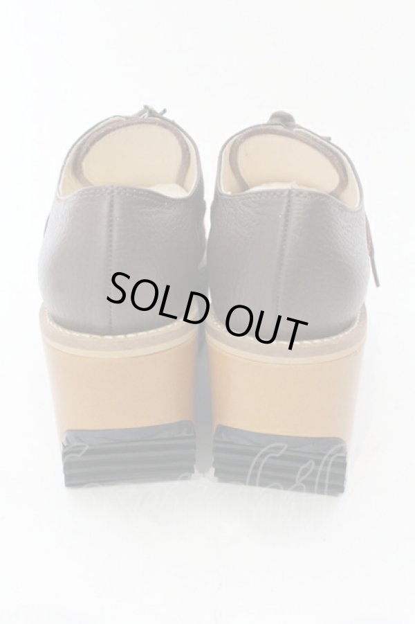 画像4: ヴィヴィアンウエストウッド 中古 / ウェッジソールシューズ 36（約23cm） ブラウンｘレッド  O-25-06-08-041-sh-YM-OS (4)