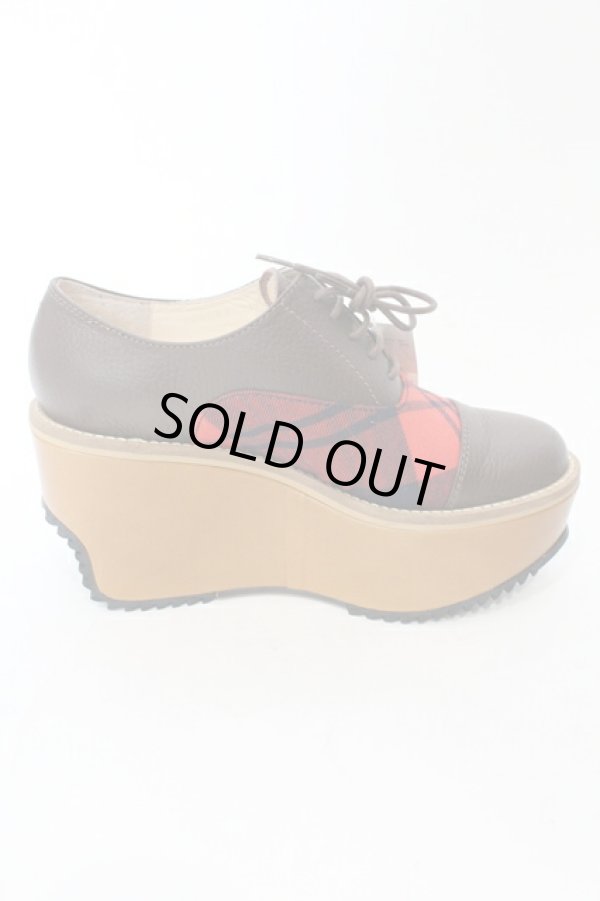 画像5: ヴィヴィアンウエストウッド 中古 / ウェッジソールシューズ 36（約23cm） ブラウンｘレッド  O-25-06-08-041-sh-YM-OS (5)