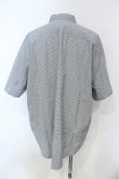 画像3: ヴィヴィアンウエストウッド MAN 中古 / ギンガムチェックコットン半袖シャツ 48 ブラックｘホワイト  O-25-06-08-005-bl-YM-OS (3)