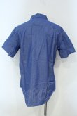 画像3: ヴィヴィアンウエストウッド MAN 中古 / 単色オーブコットン半袖シャツ 50 ブルー  O-25-06-08-006-bl-YM-OS (3)