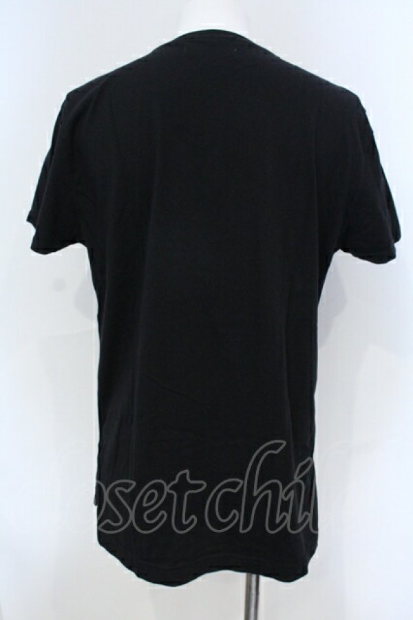 画像3: ヴィヴィアンウエストウッド 中古 / カラーオーブ刺繍クルーネックTシャツ XXL ブラック  O-25-06-08-001-ts-YM-OS (3)