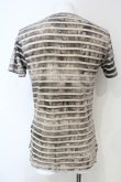 画像2: ヴィヴィアンウエストウッド MAN 中古 / SAFTEY PIN ORB ボーダーTシャツ 44 グレー系  O-25-06-08-009-ts-YM-OS (2)