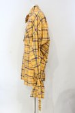 画像2: ヴィヴィアンウエストウッド 中古 / ロングスリーブチェックシャツ 40 オレンジ  O-25-06-08-012-bl-IG-OS (2)
