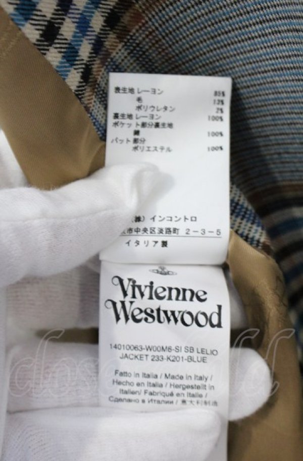 画像5: ヴィヴィアンウエストウッド 中古 / Lelio Multicolor Jacket ジャケット 38 マルチ  O-25-06-15-002-jc-YM-ZH (5)