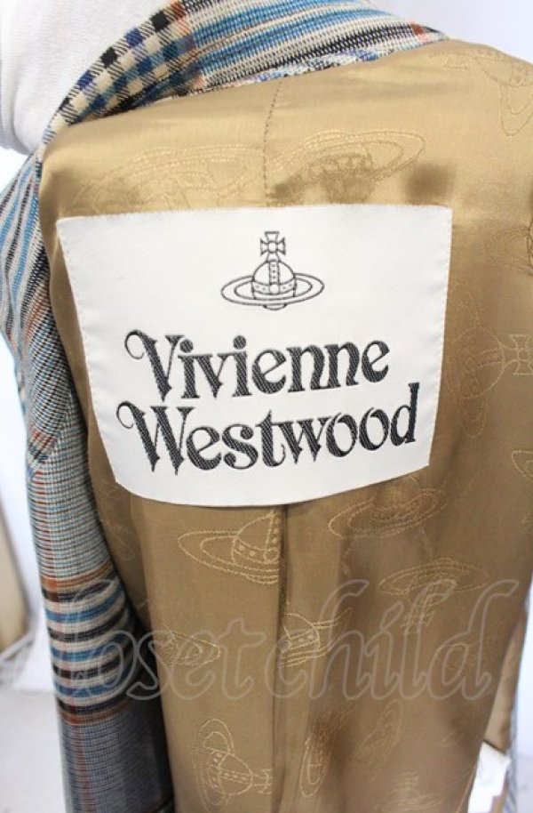 画像6: ヴィヴィアンウエストウッド 中古 / Lelio Multicolor Jacket ジャケット 38 マルチ  O-25-06-15-002-jc-YM-ZH (6)