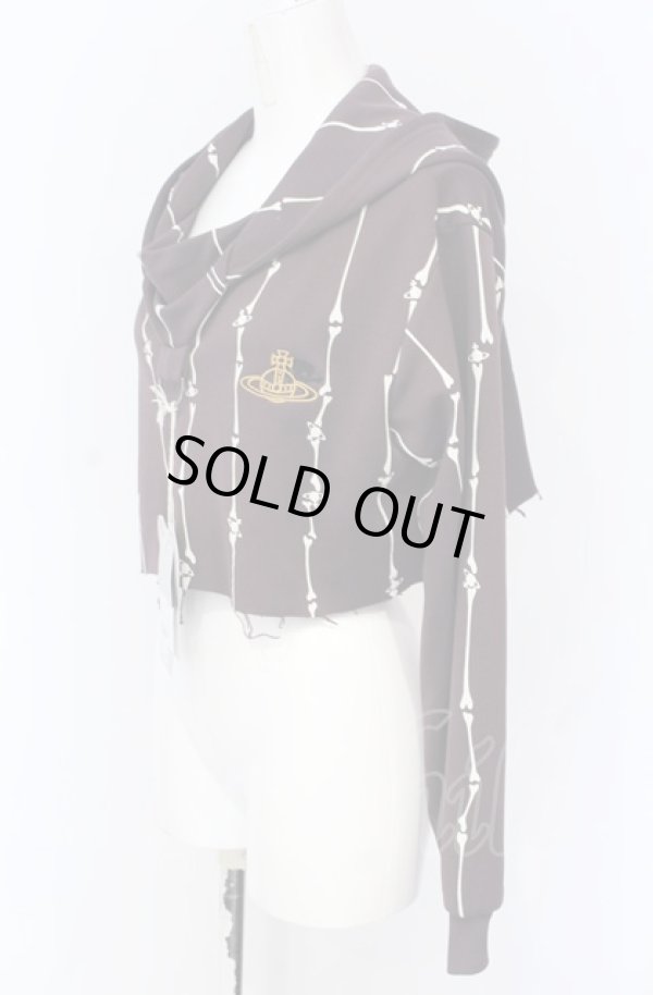 画像2: ヴィヴィアンウエストウッド 中古 / CROPPED HOODIE S パープル  O-25-06-15-029-to-SZ-ZH (2)