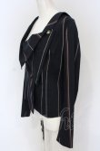 画像2: ヴィヴィアンウエストウッド 中古 / ストライプセーラージャケット 40 ネイビー  O-25-06-15-030-jc-YM-OS (2)