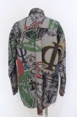 画像4: ヴィヴィアンウエストウッド MAN 中古 / FRAT HOUSE ビッグ クラシックシャツ  グレー×マルチ  O-25-06-15-003-bl-IG-OS (4)