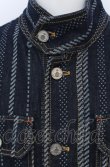 画像2: ヴィヴィアンウエストウッド 中古 / STRIPPED CASUAL デニムジャケット S インディゴ  O-25-06-15-001-co-YM-OS (2)