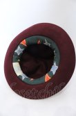 画像5: Worlds End 中古 / マウンテンハット  ボルドー  O-25-06-15-040-ha-IG-OS (5)