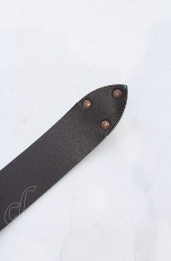 画像8: ヴィヴィアンウエストウッド 中古 / ヴィンテージバックルベルト  ブラックｘグリーン  O-25-06-15-042-gd-YM-OS (8)