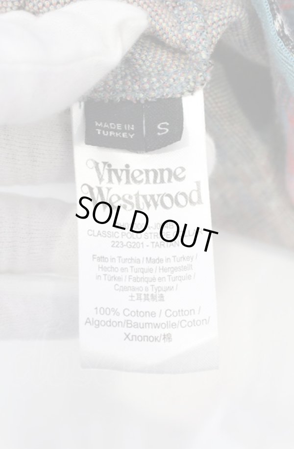 画像4: ヴィヴィアンウエストウッド 中古 / STRIPE COLLAR CLASSIC ポロシャツ S マルチ  O-25-06-15-004-bl-YM-ZH (4)