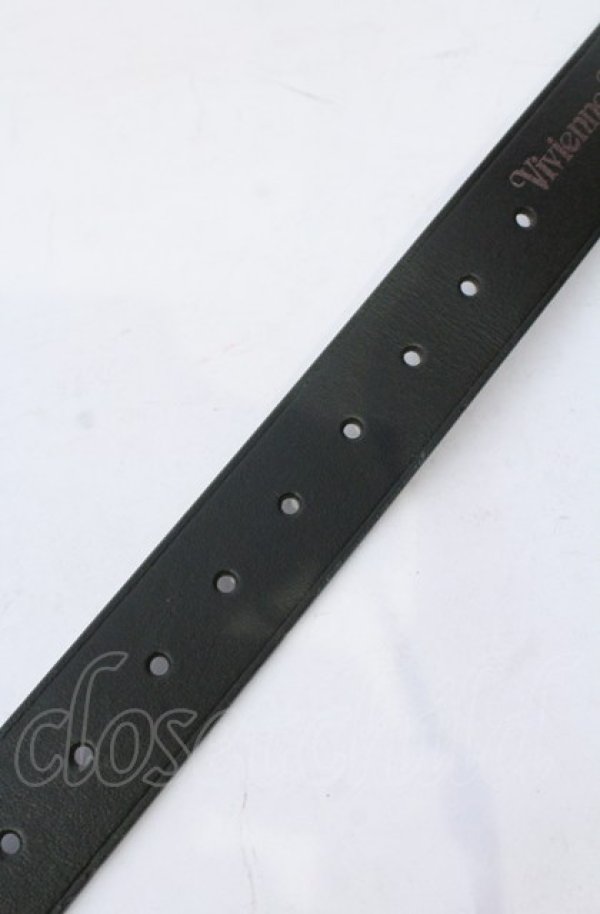 画像9: ヴィヴィアンウエストウッド 中古 / ヴィンテージバックルベルト  ブラックｘグリーン  O-25-06-15-042-gd-YM-OS (9)