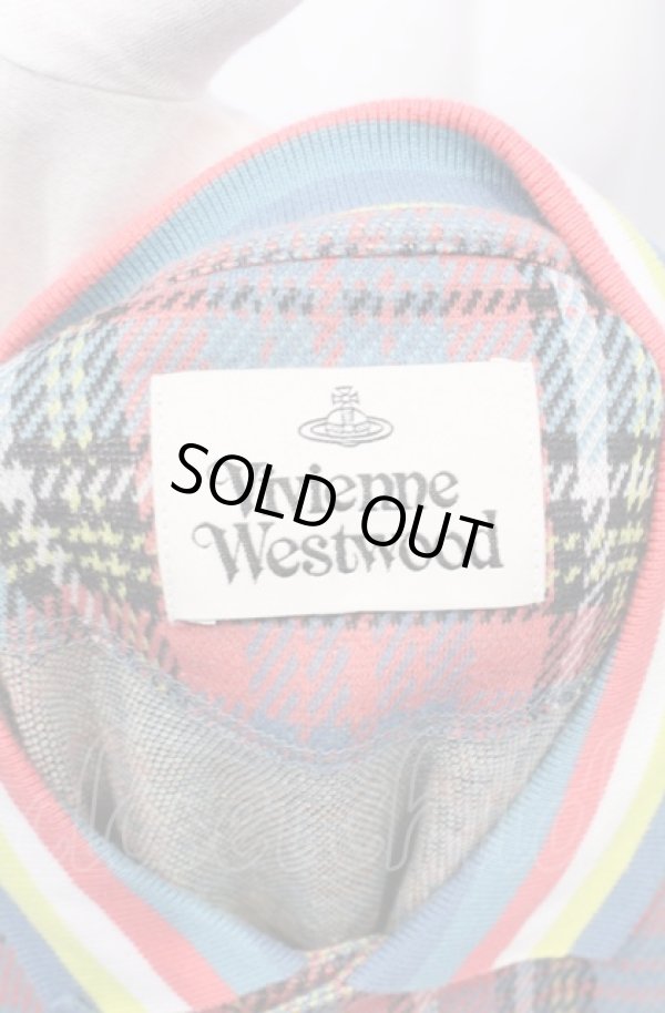 画像5: ヴィヴィアンウエストウッド 中古 / STRIPE COLLAR CLASSIC ポロシャツ S マルチ  O-25-06-15-004-bl-YM-ZH (5)