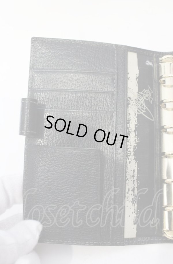 画像4: ヴィヴィアンウエストウッド 中古 / EXECUTIVE 手帳  ブラックｘゴールド  O-25-06-15-045-gd-YM-ZH (4)