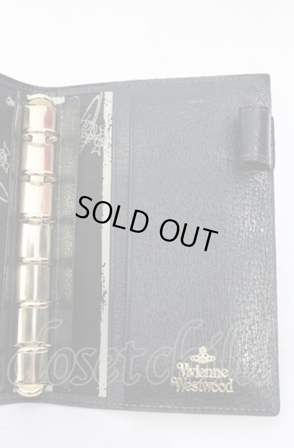 画像5: ヴィヴィアンウエストウッド 中古 / EXECUTIVE 手帳  ブラックｘゴールド  O-25-06-15-045-gd-YM-ZH (5)