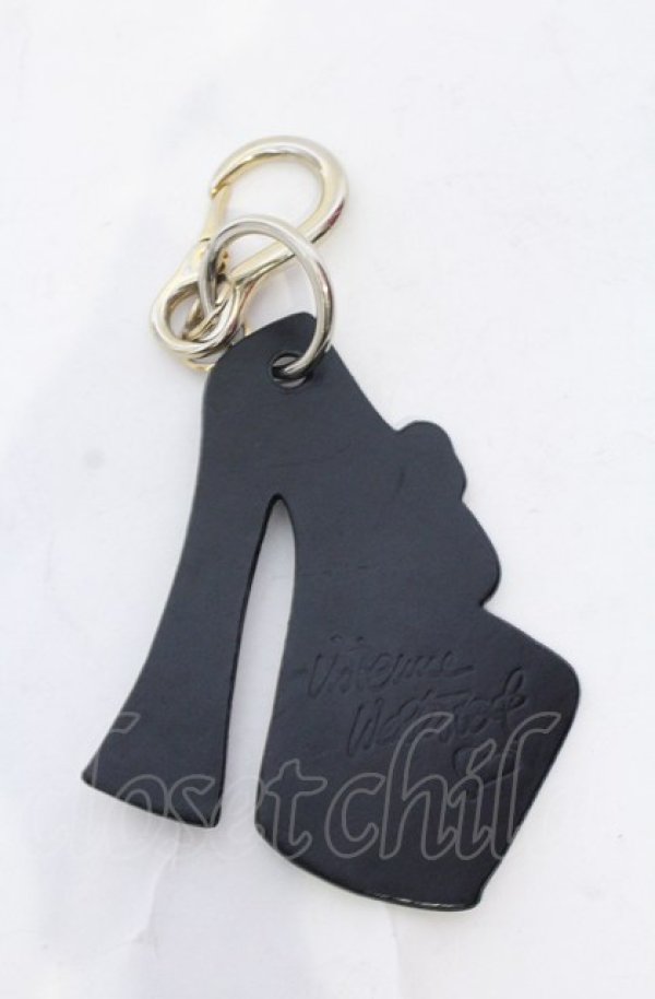 画像2: ヴィヴィアンウエストウッド 中古 / エレベーテッドキーリング  ブラックｘシルバー  O-25-06-15-046-gd-YM-OS (2)