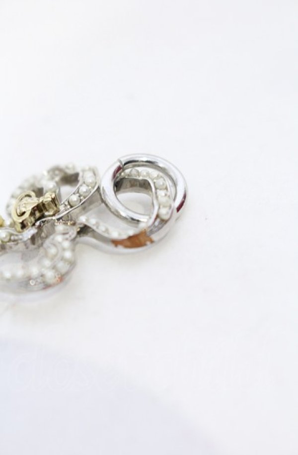 画像4: ヴィヴィアンウエストウッド 中古 / LIP ブレスレット  シルバーxゴールド  O-25-06-15-047-ac-YM-OS (4)