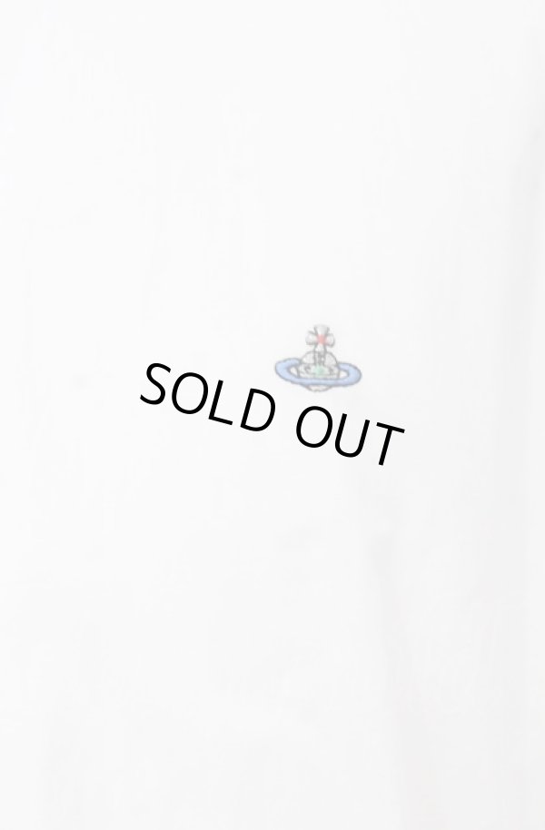 画像2: ヴィヴィアンウエストウッド MAN 中古 / カラーオーブ刺繍シャツ 52 ホワイト  O-25-06-15-005-bl-YM-ZH (2)