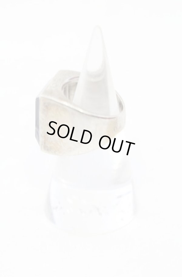 画像3: ヴィヴィアンウエストウッド 中古 / Glass Squear リング M(約16号(裏抜キノ為) シルバー  O-25-06-15-049-ac-YM-OS (3)