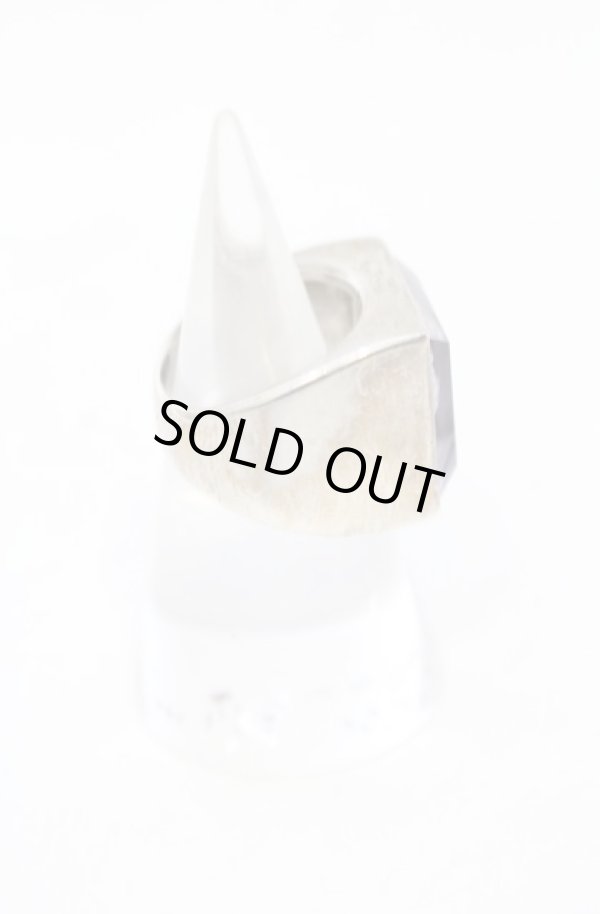 画像4: ヴィヴィアンウエストウッド 中古 / Glass Squear リング M(約16号(裏抜キノ為) シルバー  O-25-06-15-049-ac-YM-OS (4)