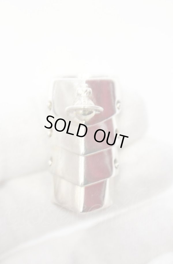 画像4: ヴィヴィアンウエストウッド 中古 / 旧アーマーリング S(約太12号:細10号) シルバー  O-25-06-15-053-ac-YM-OS (4)