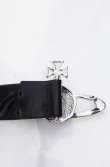画像3: ヴィヴィアンウエストウッド 中古 / new bass Relief belt ベルト  ブラック×シルバー  O-25-06-15-055-gd-IG-OS (3)