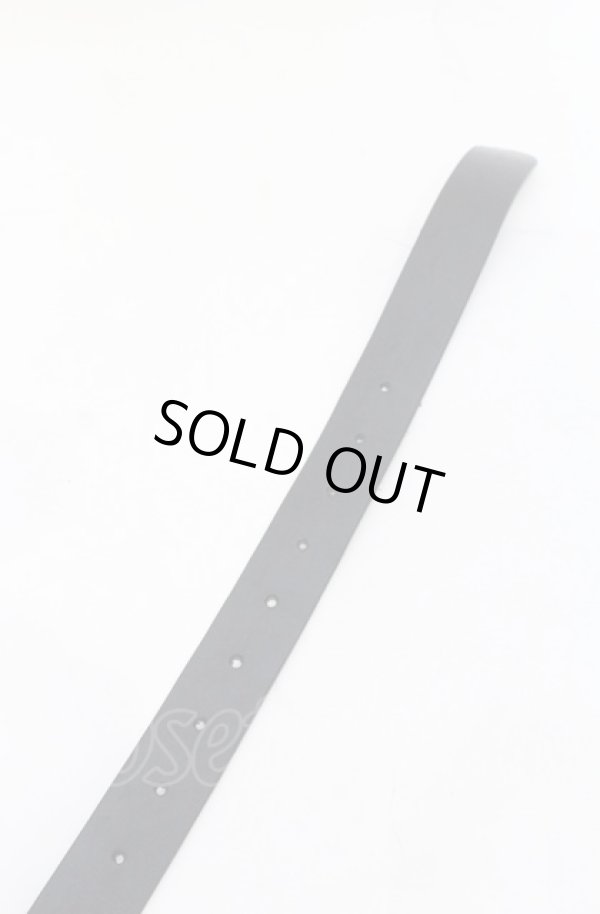 画像5: ヴィヴィアンウエストウッド 中古 / new bass Relief belt ベルト  ブラック×シルバー  O-25-06-15-055-gd-IG-OS (5)