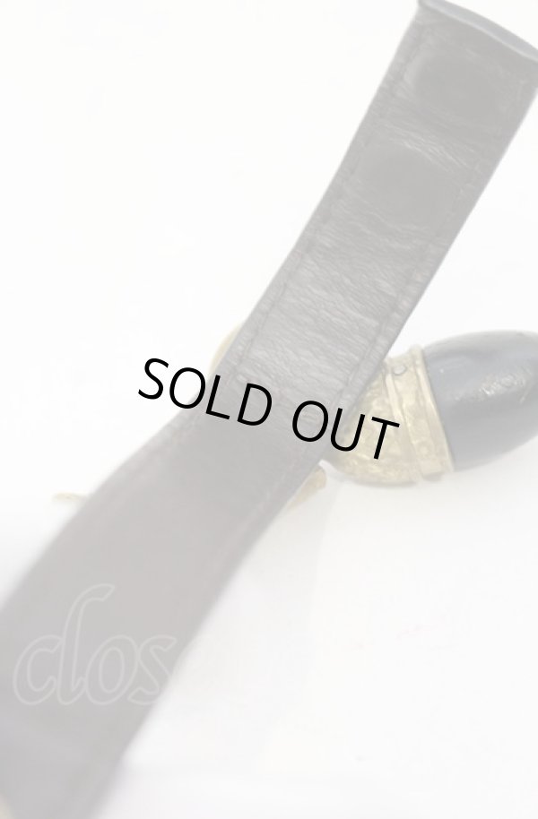 画像8: ヴィヴィアンウエストウッド 中古 / Acorn & Oakleaf レザーブレスレット  ブラウンxゴールド  O-25-06-15-058-ac-YM-OS (8)