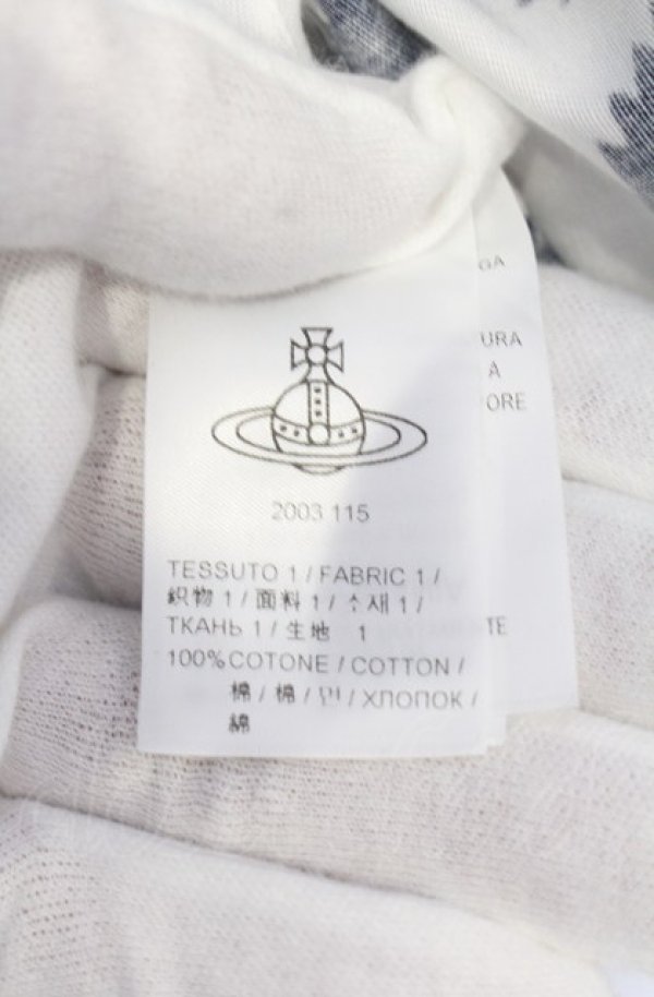 画像4: ANGLOMANIA 中古 / CLASSIC RANCH シャツ S ホワイトxネイビー  O-25-06-15-006-sk-YM-OS (4)