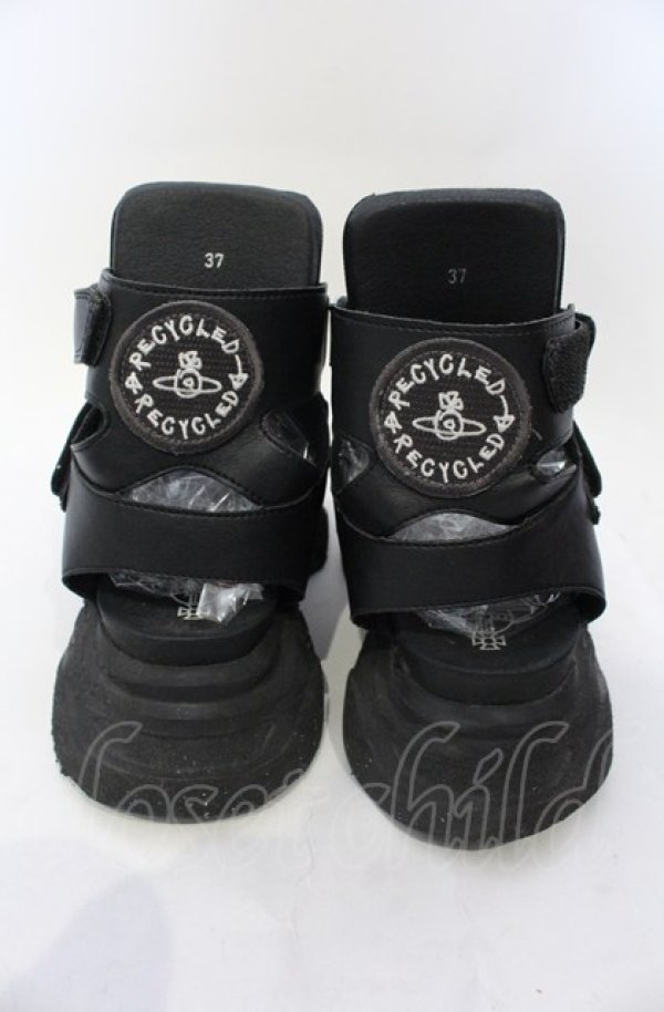 画像6: ヴィヴィアンウエストウッド 中古 / ROMPER SANDAL ロンパーサンダル 37(23.5cm) ブラック  O-25-06-15-062-to-YM-ZH (6)