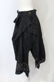 画像2: ヴィヴィアンウエストウッド 中古 / シャドーチェック変形ラップスカート 2 ブラック  O-25-06-15-064-sk-YM-OS (2)