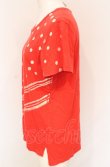 画像2: ヴィヴィアンウエストウッド 中古 / ハンカチーフプリントTシャツ 2 レッド  O-25-06-15-067-to-YM-OS (2)