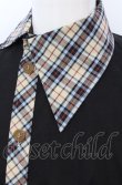画像2: ヴィヴィアンウエストウッド MAN 中古 / チェック ビッグオジークラークシャツ  ブラック  O-25-06-15-008-bl-IG-OS (2)