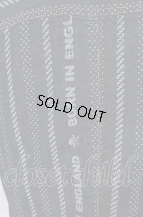 画像5: ヴィヴィアンウエストウッド 中古 / STRIPPED CASUAL デニムジャケット S インディゴ  O-25-06-15-001-co-YM-ZH (5)