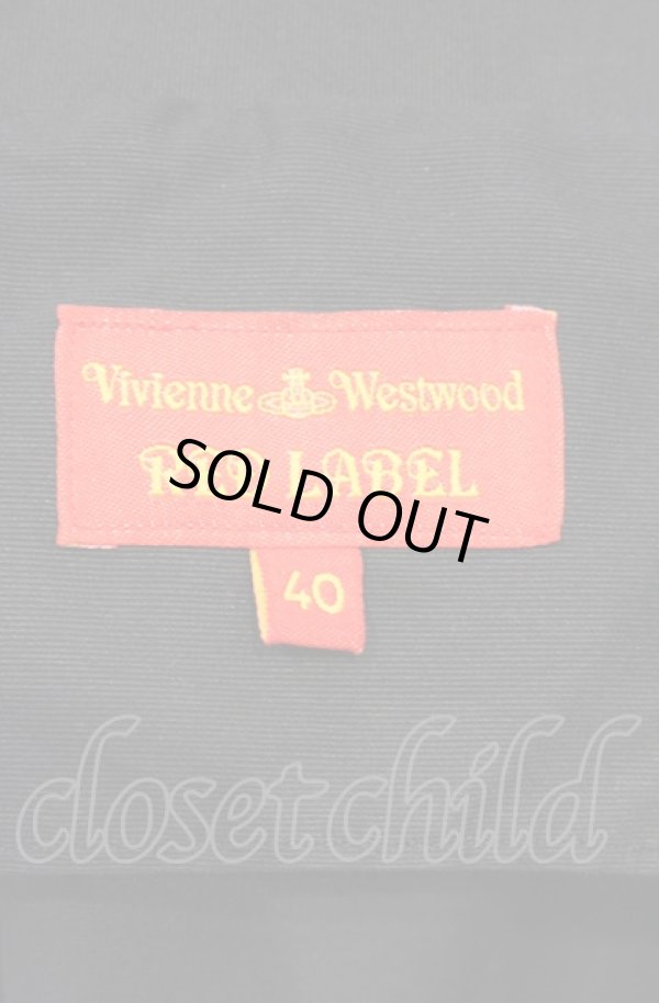 画像7: ヴィヴィアンウエストウッド 中古 / 開襟ノースリーブ巻キワンピース 40 黒  O-25-06-15-009-op-SZ-ZH (7)