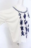 画像2: ヴィヴィアンウエストウッド 中古 / ネックレスプリントカットソー 2 ホワイト  O-25-06-15-014-ts-YM-OS (2)