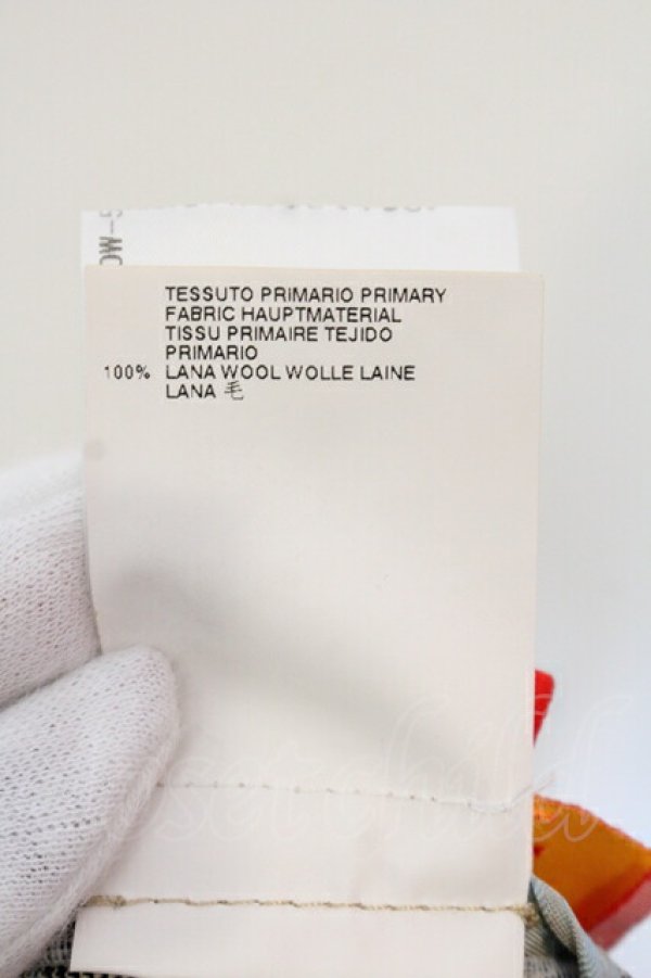 画像5: ヴィヴィアンウエストウッド 中古 / グレンチェックパンツ 38 グレー  O-25-06-29-002-pa-IG-OS (5)