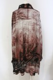 画像3: ヴィヴィアンウエストウッド 中古 / London bridgeバックギャザーオーバーサイズシャツ 00 レッド  O-25-06-29-020-bl-YM-OS (3)