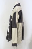 画像2: ヴィヴィアンウエストウッド 中古 / ホース＆ライオンブロッキングシャツ 00 ベージュｘネイビー  O-25-06-29-021-bl-YM-OS (2)